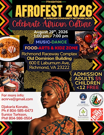 Afrofest 2026 7th edition promotional graphic