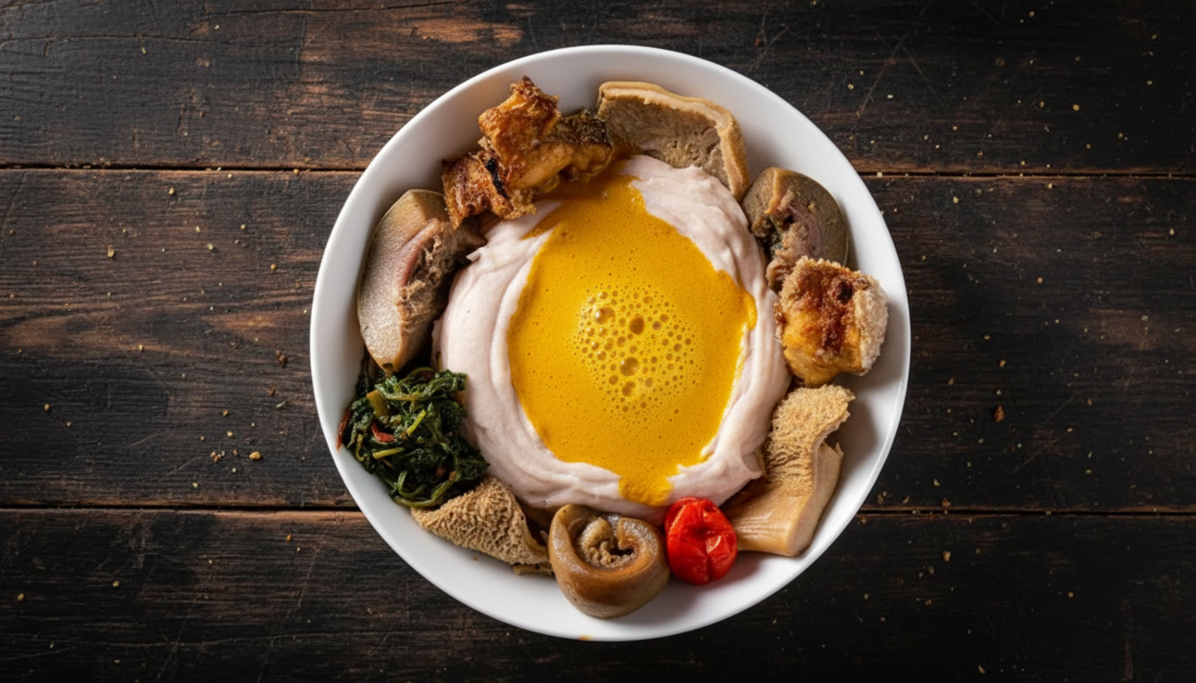 Traditional achu dish
