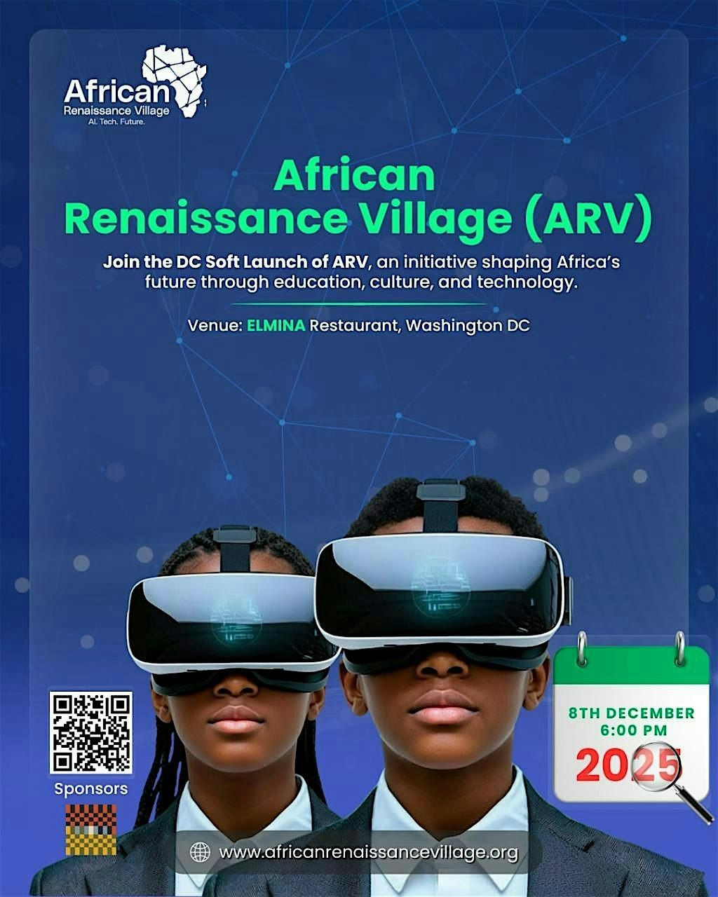 African Renaissance Village: DMV Soft Launch & Info Session promotional graphic