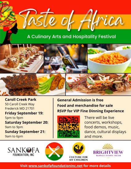 Taste of Africa promotional graphic