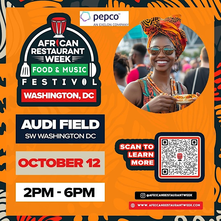 DC African Restaurant Week Festival 2025 promotional graphic